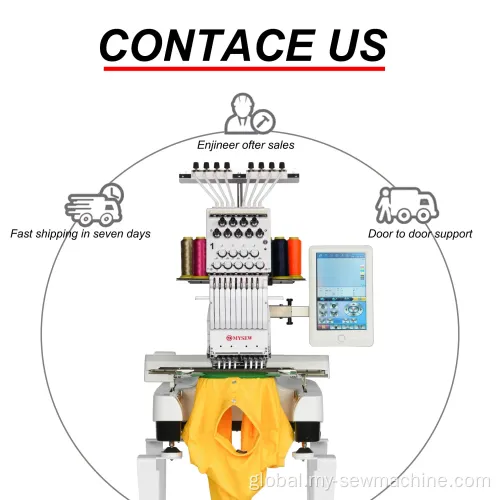 Single Head Computer Embroidery Machine Computerized Automatic Embroidery Machine Single Head Supplier